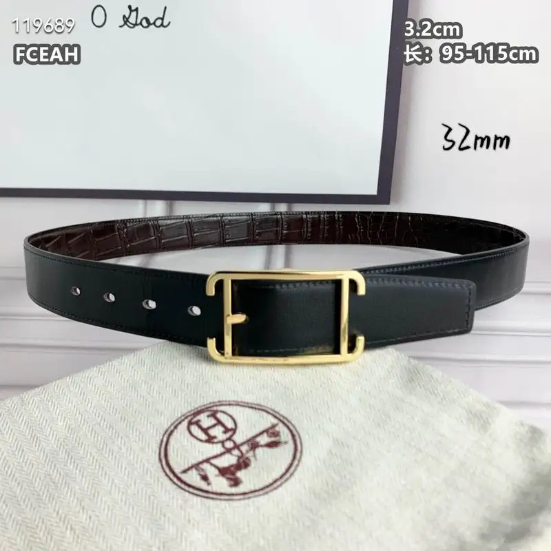 Hermes belt 32mmX95-125cm 8L040804